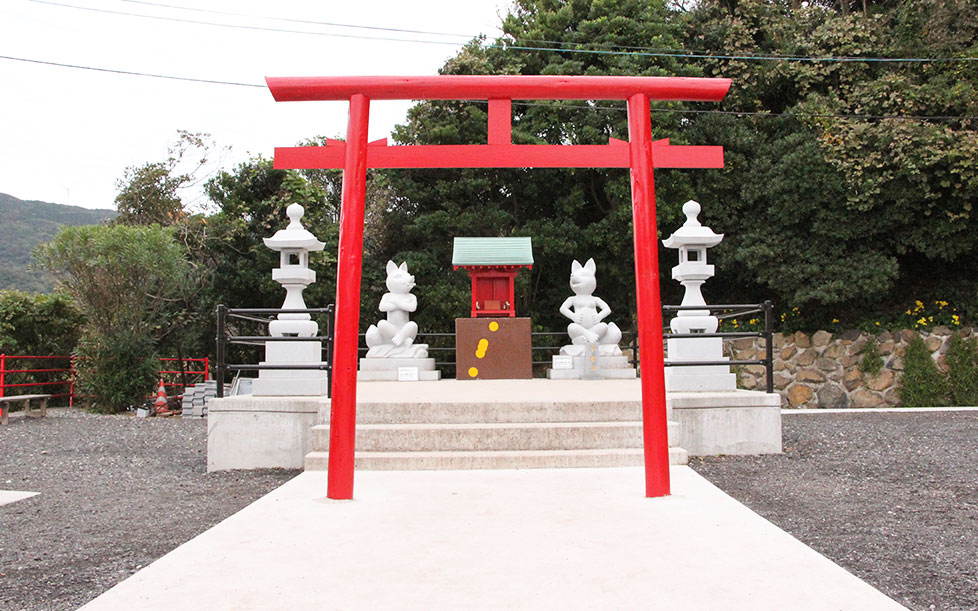 元乃隅神社境内